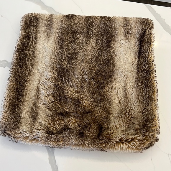 Pottery Barn Accents Pottery Barn Dream Faux Fur Pillow Cover 8 X